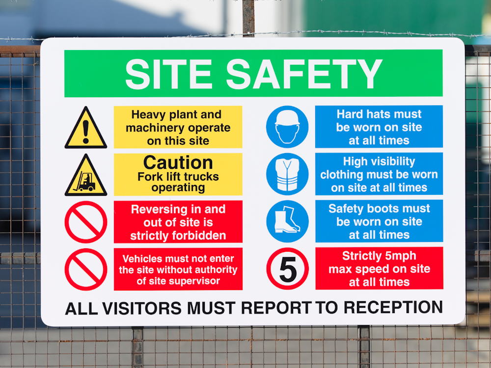 safety signs