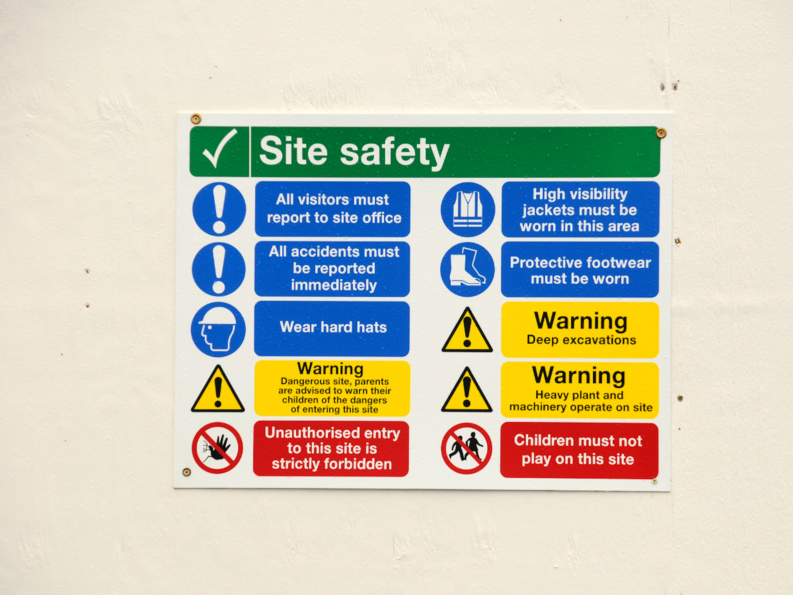 Understanding Colour Codes in Safety Signs