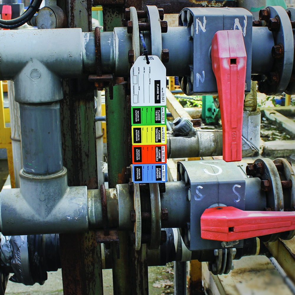 flange management with flange tags