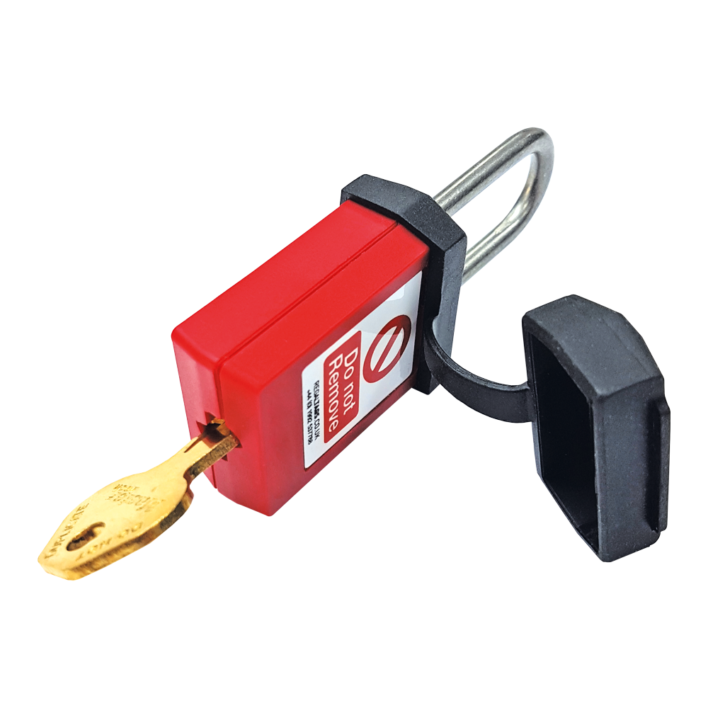 Safety Padlock in use