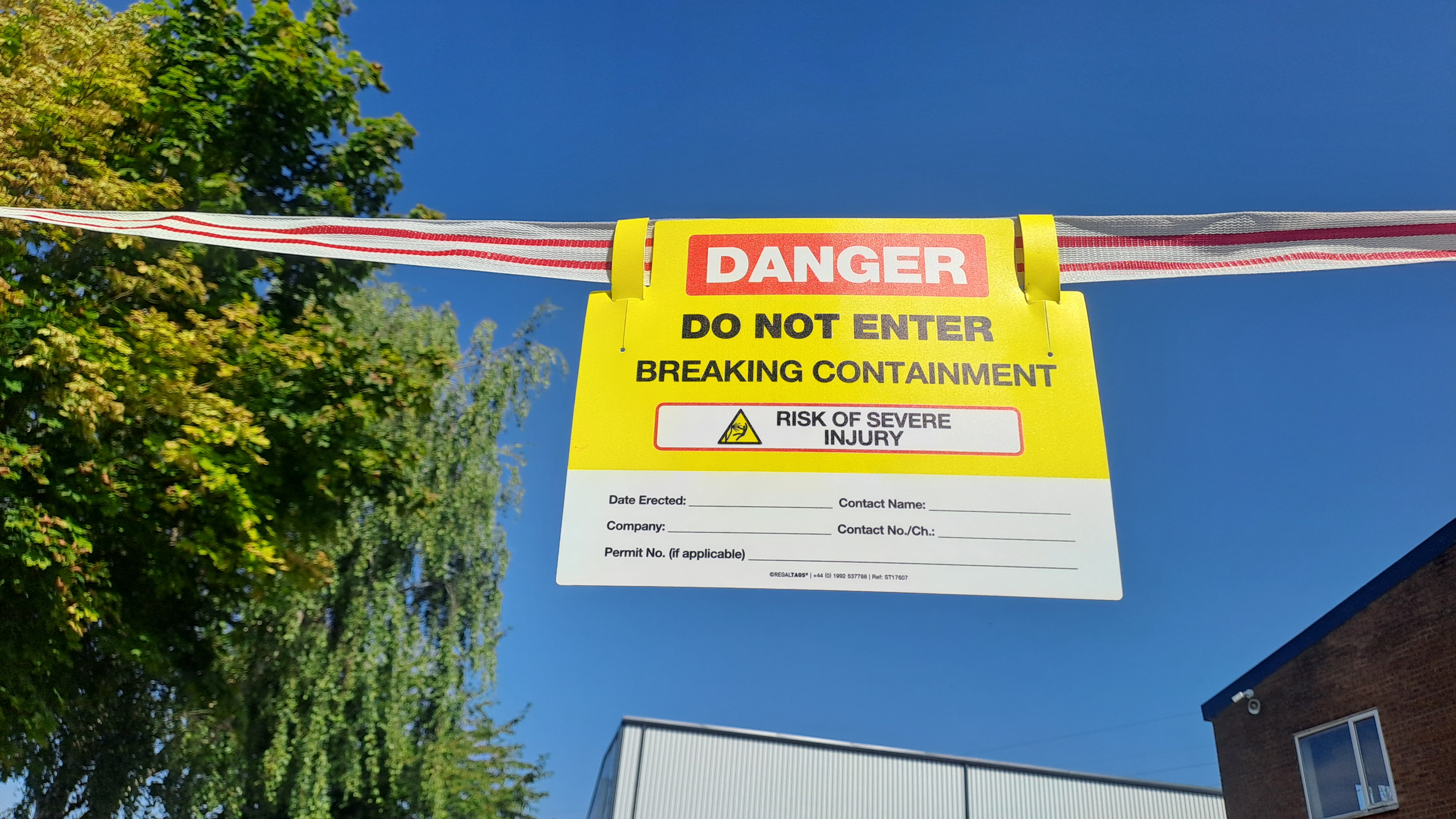 Reusable barrier tape: improve safety and reduce risk