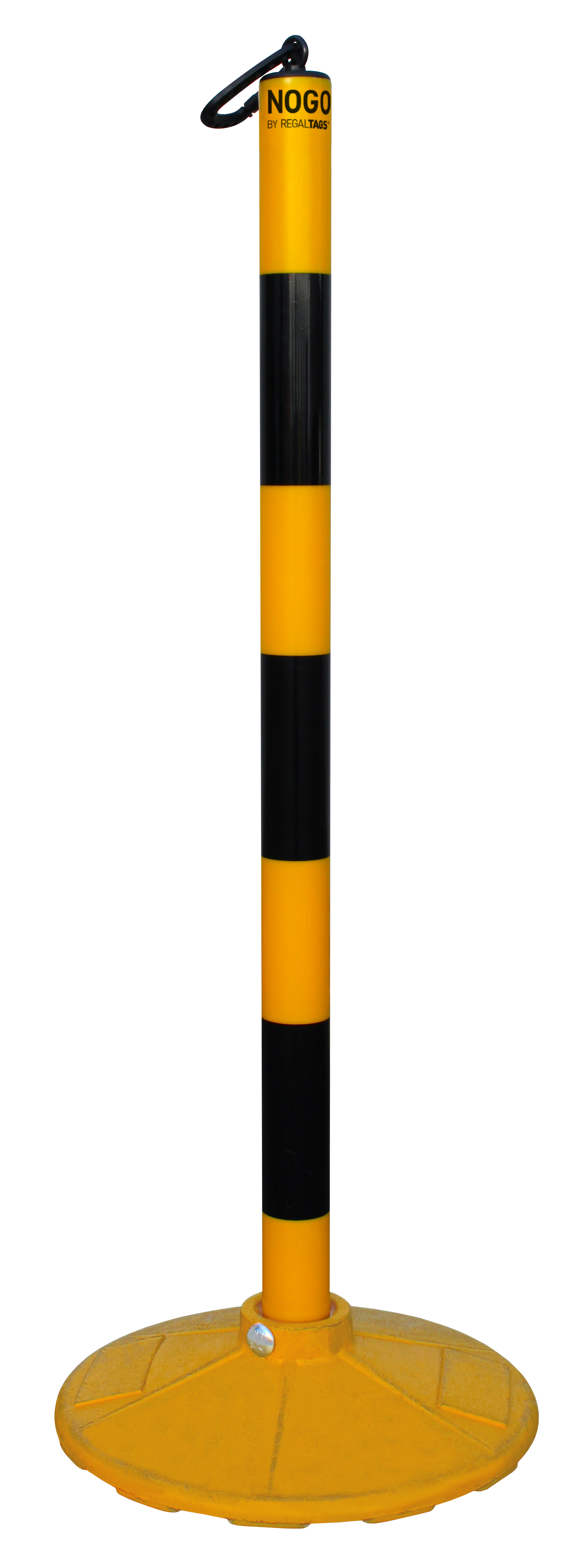 NOGO® Barrier Post - Black / Yellow