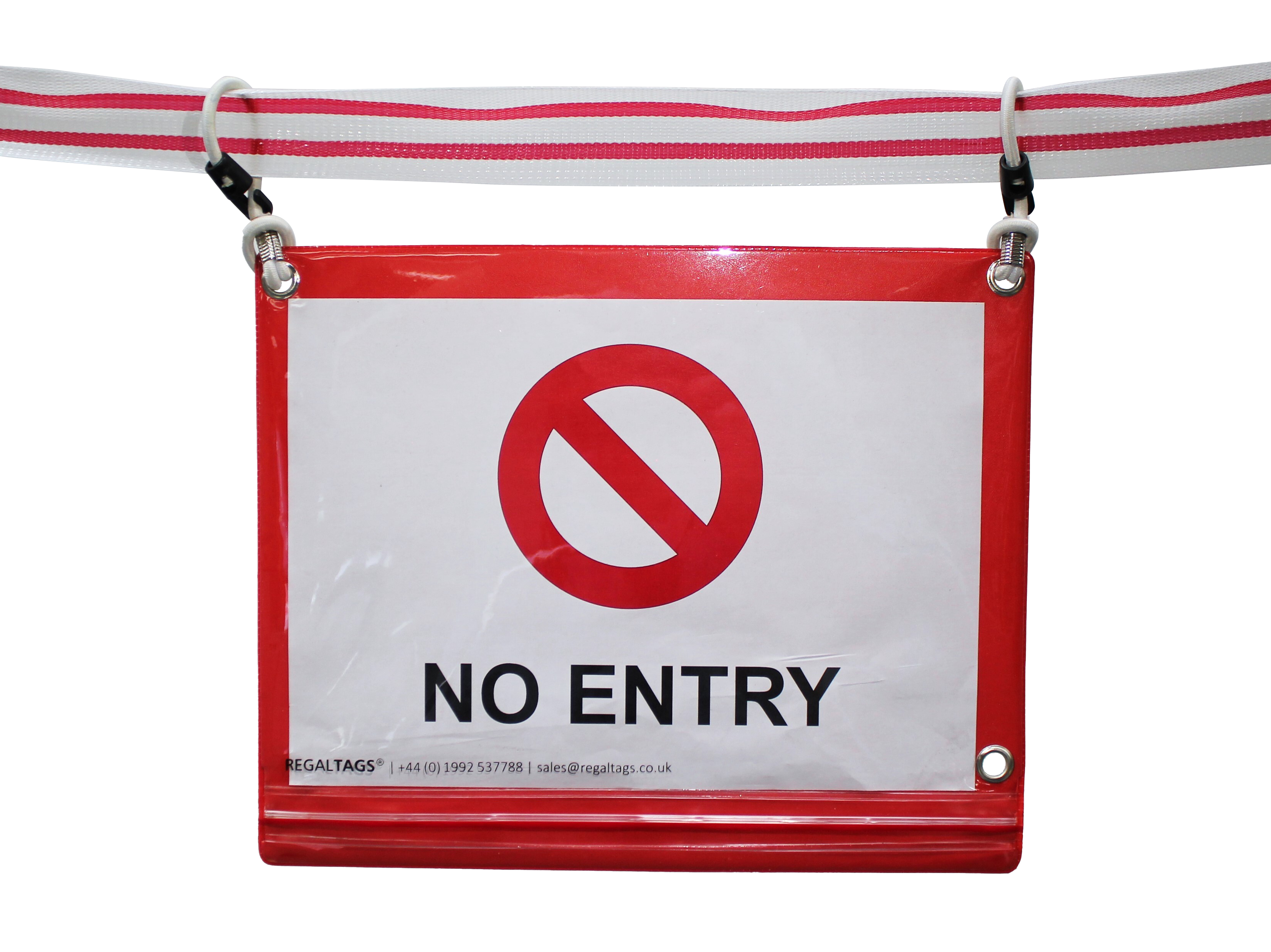 NOGO barrier sign pocket