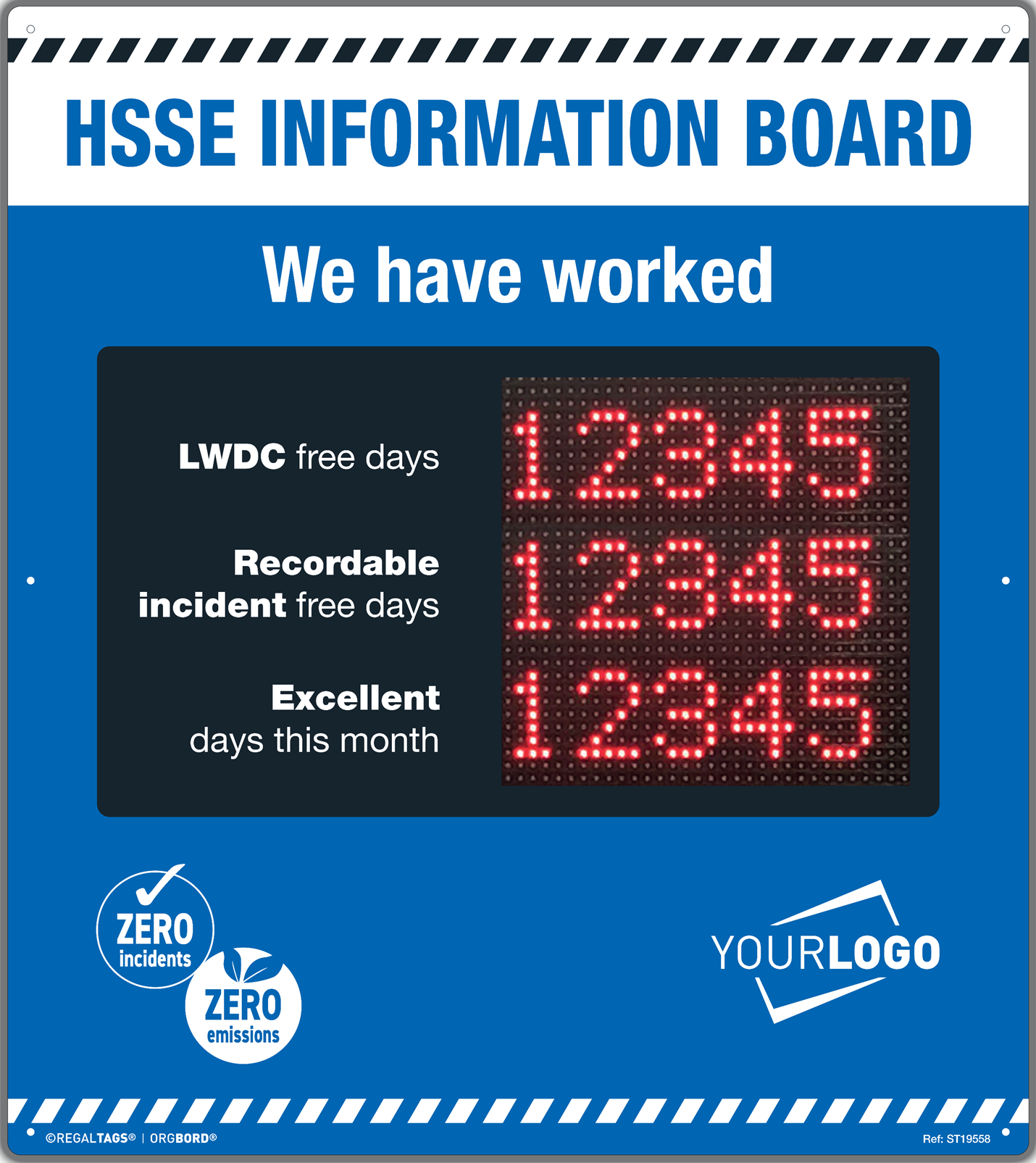 Digital safety signs