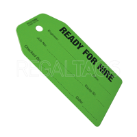 Smaller Hire Tag Green