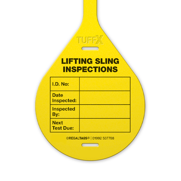 Lifting Inspection TUFFX Tags
