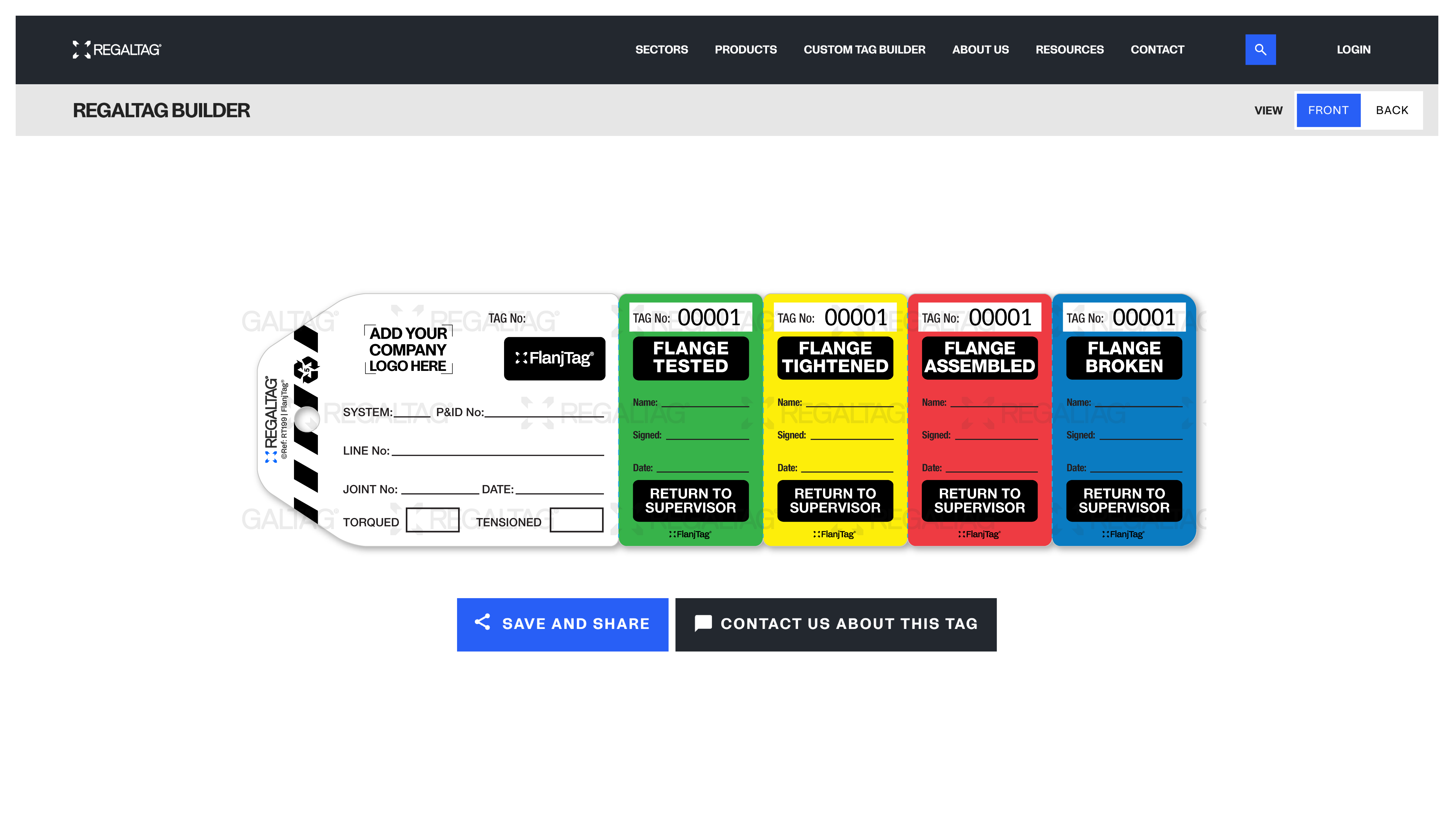 RegalTag Tag Builder